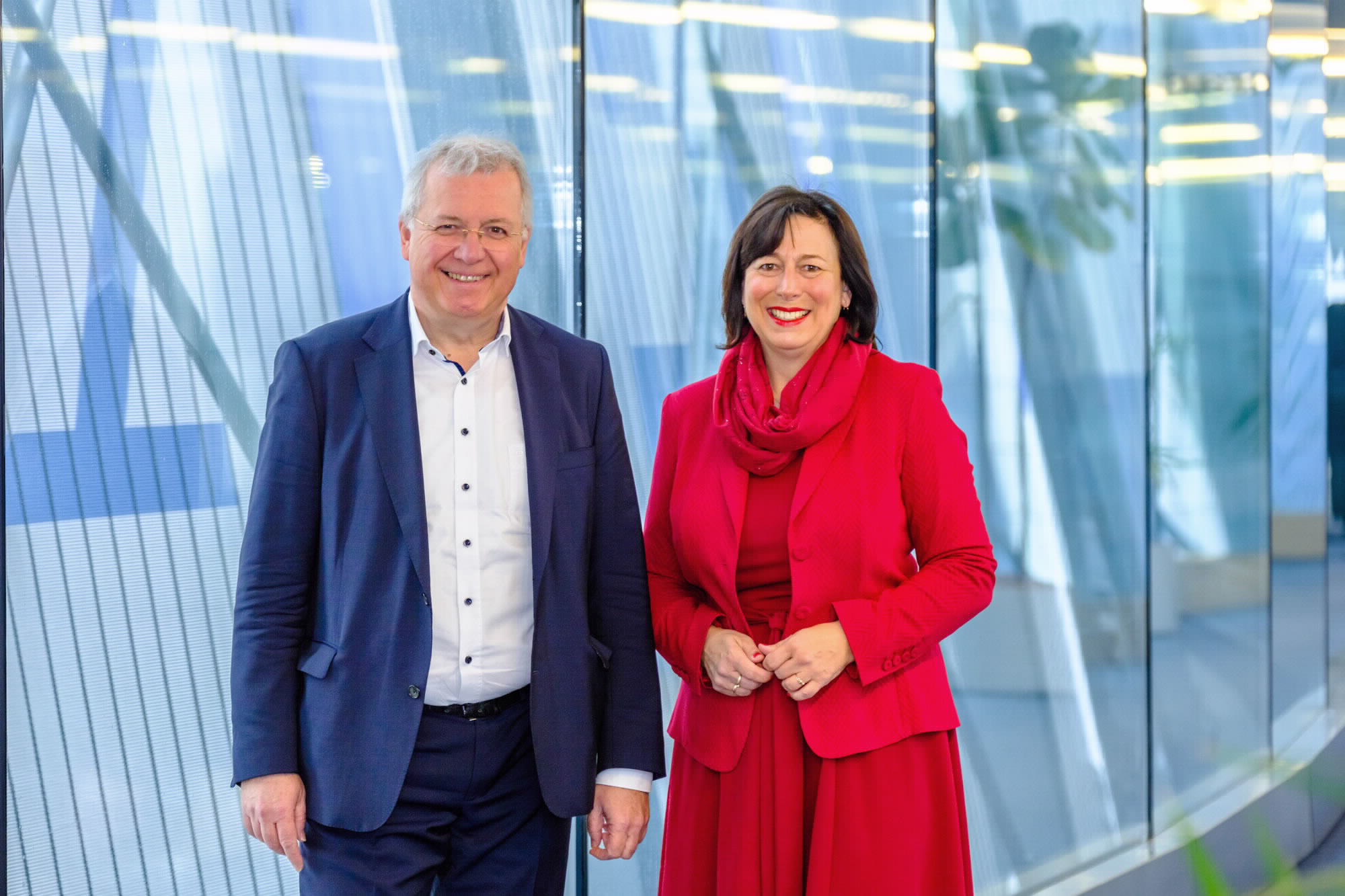 Markus Ferber (CSU) und Marion Walsmann (CDU)