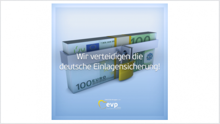 EU-Einlagensicherung: Risikoreduzierung vor Risikoteilung